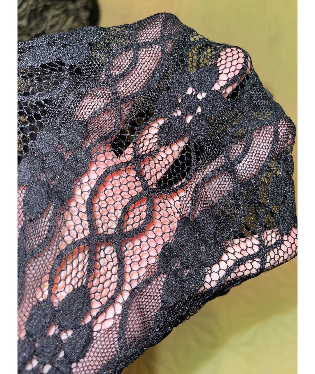 ALEXANDER MCQUEEN Черные кружевные леггинсы и велосипедки, фото 4