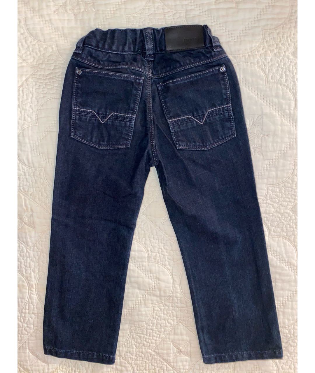 HUGO BOSS Темно-синие деним детские джинсы, фото 2