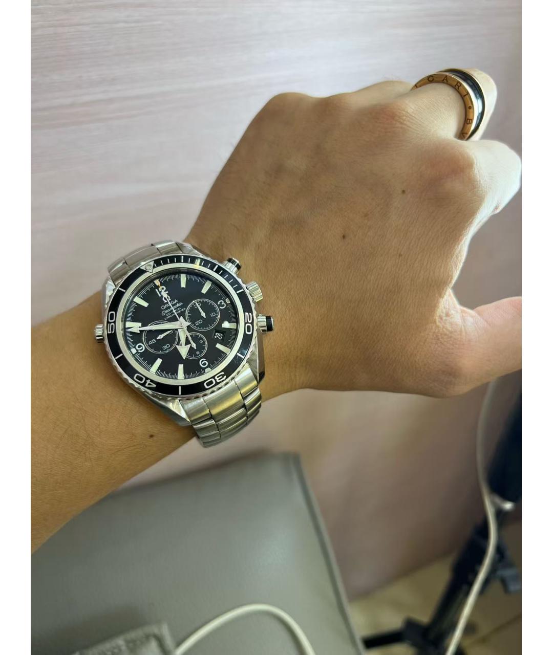 OMEGA Серебряные часы, фото 3