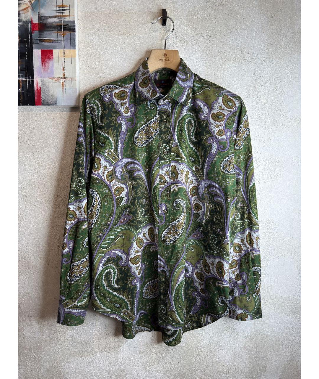 ETRO Мульти хлопковая кэжуал рубашка, фото 9