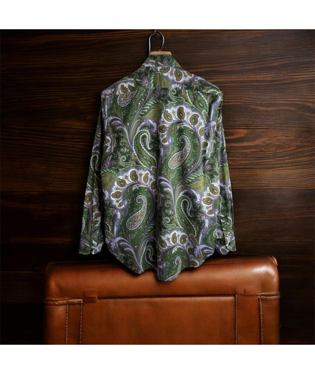 ETRO Мульти хлопковая кэжуал рубашка, фото 5