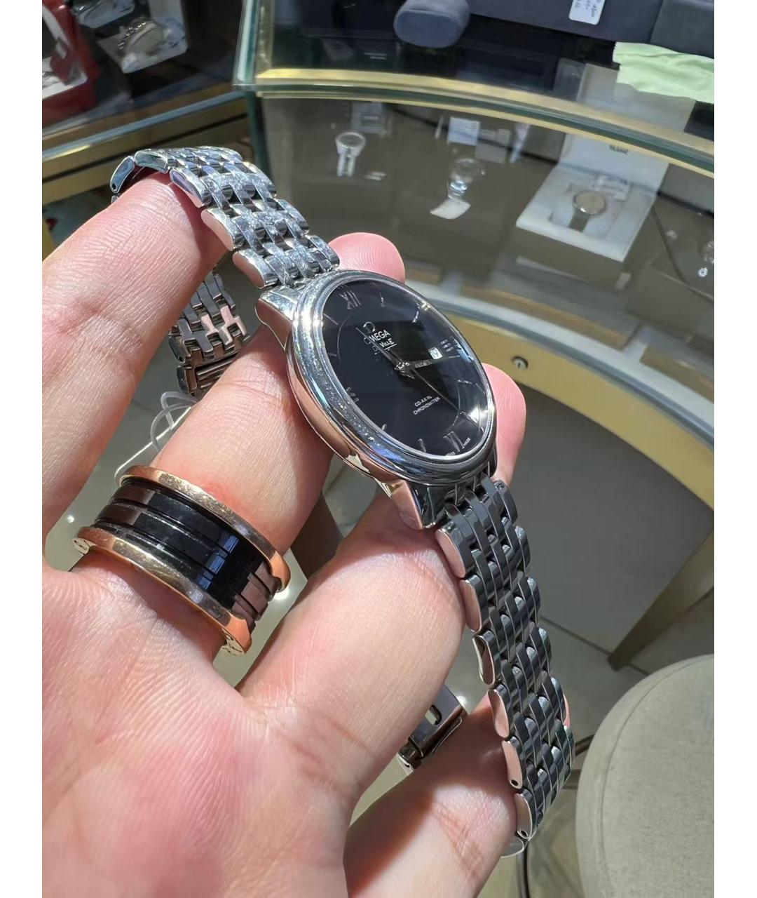 OMEGA Серебряные часы, фото 3