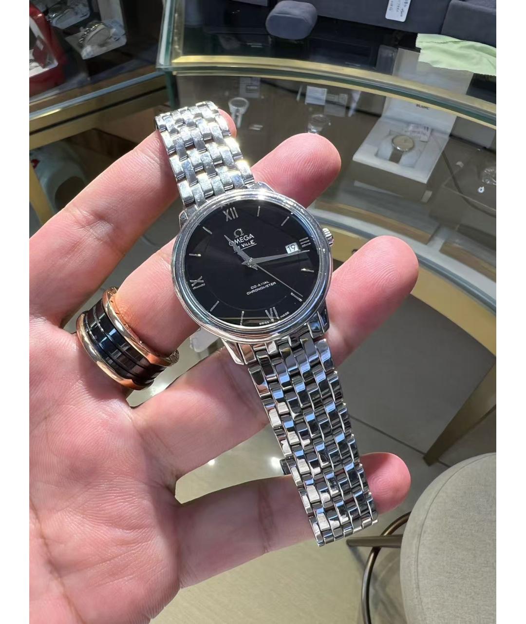 OMEGA Серебряные часы, фото 2