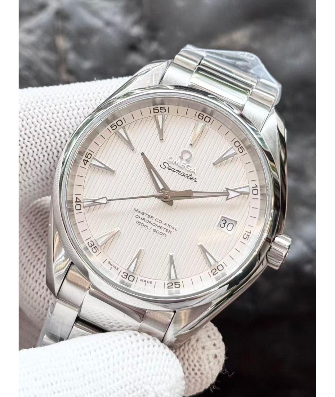 OMEGA Серебряные часы, фото 3