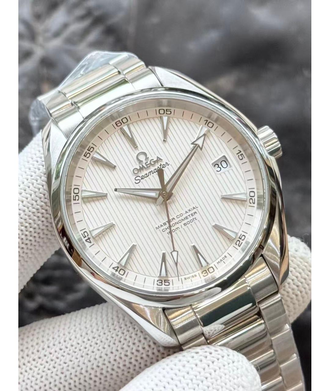 OMEGA Серебряные часы, фото 2