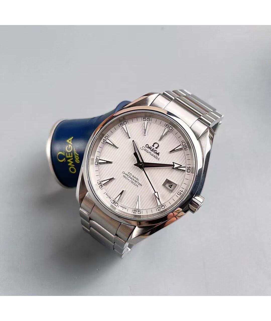 OMEGA Серебряные часы, фото 5