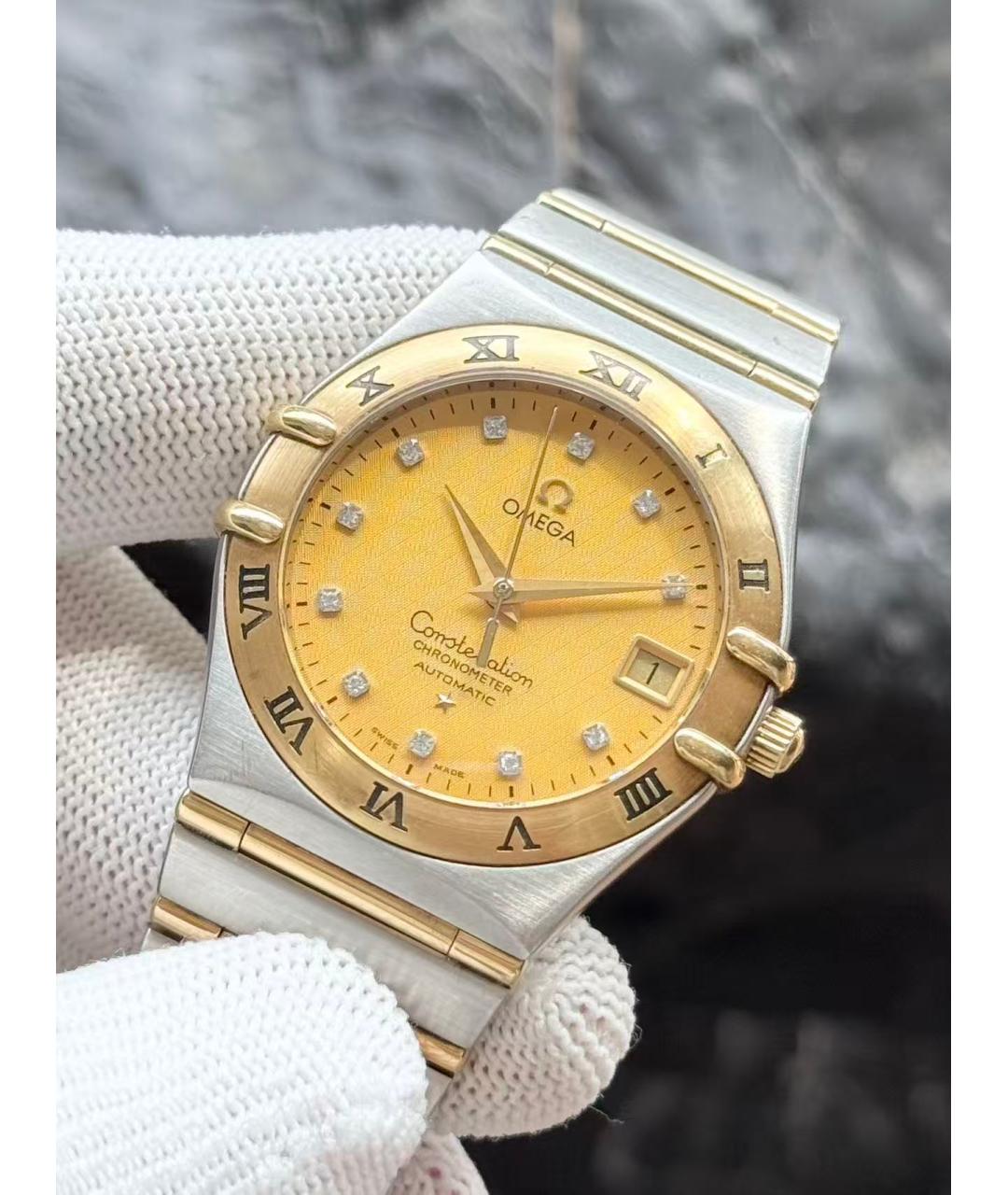 OMEGA Золотые часы, фото 3