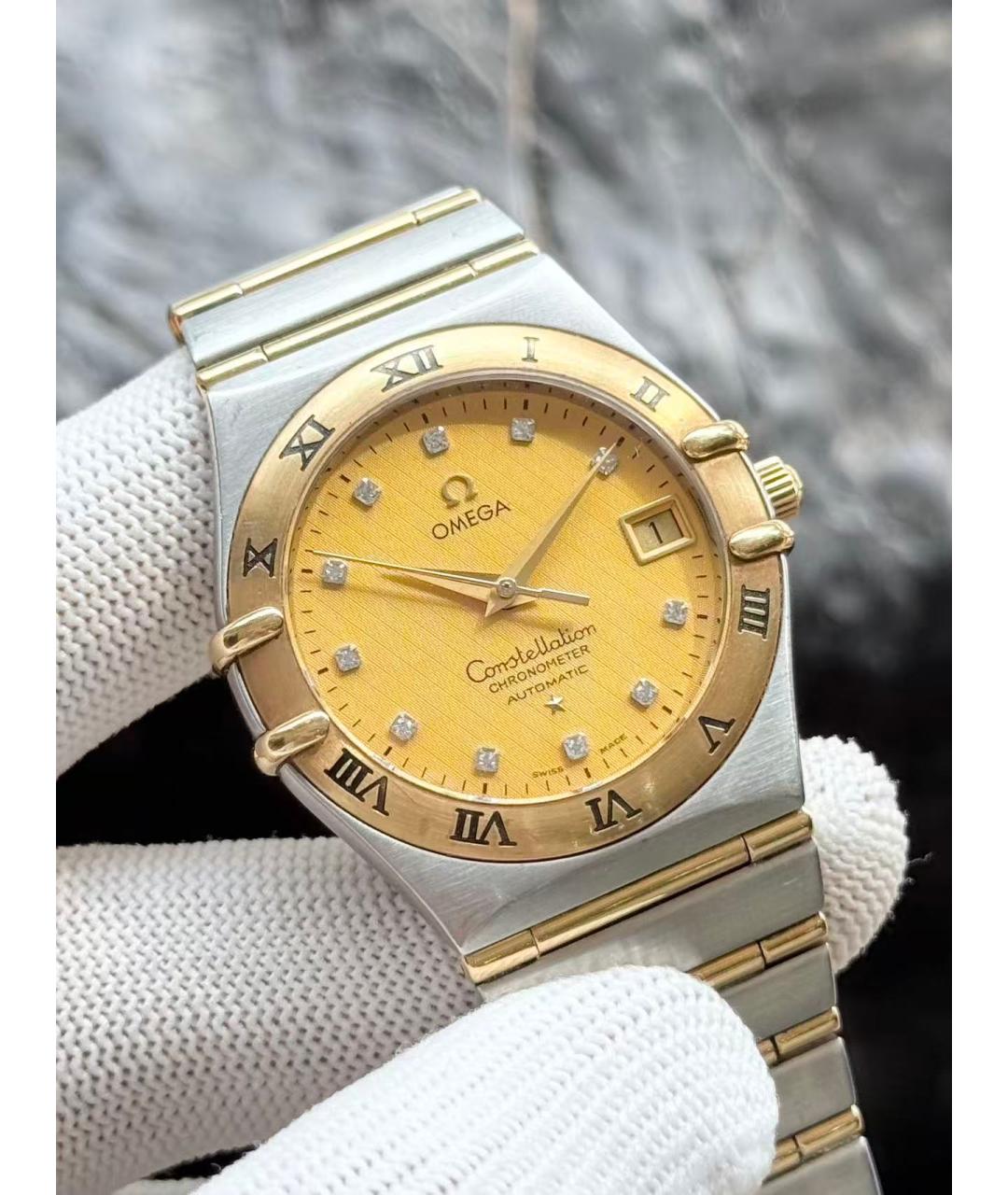 OMEGA Золотые часы, фото 2
