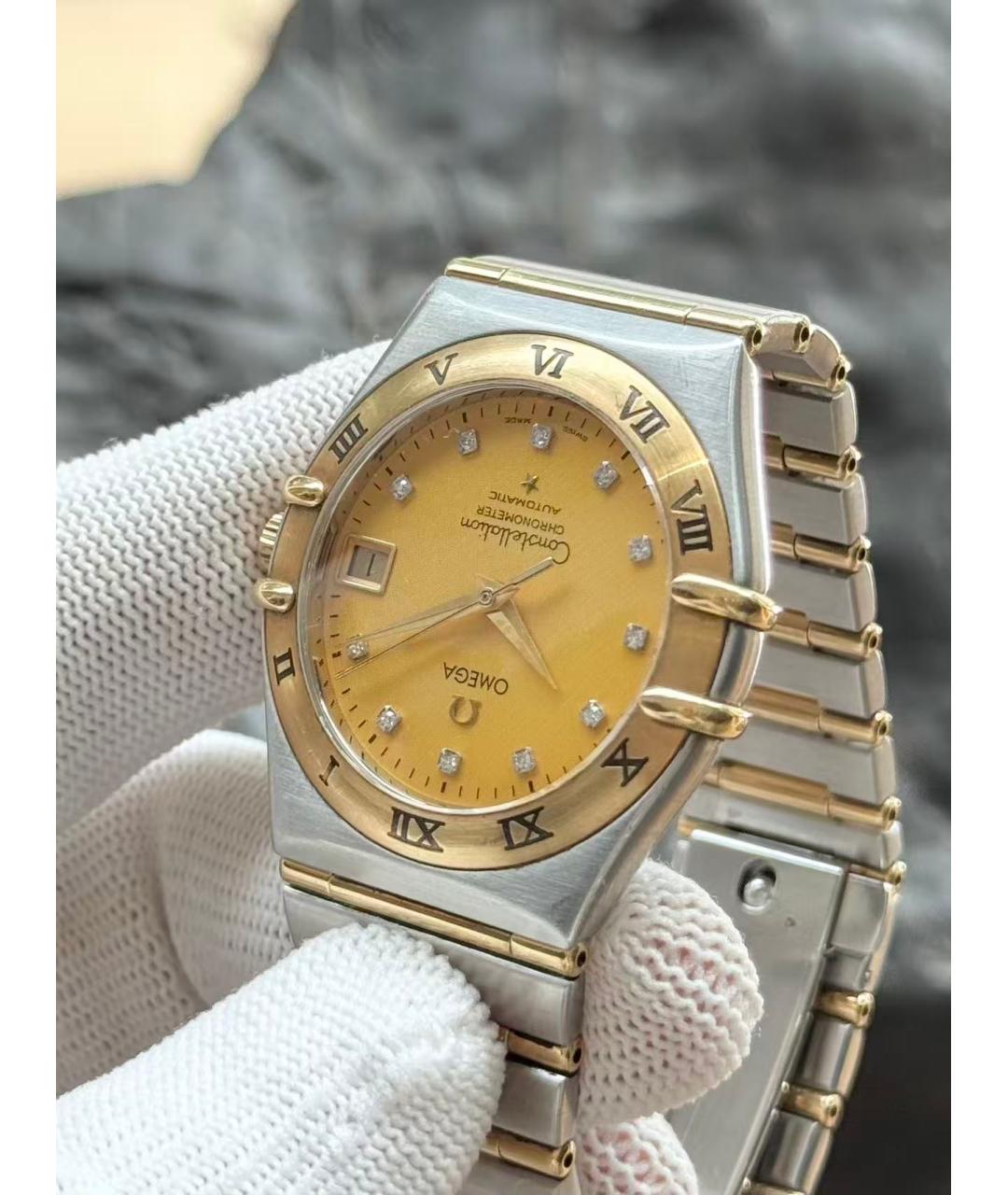OMEGA Золотые часы, фото 4