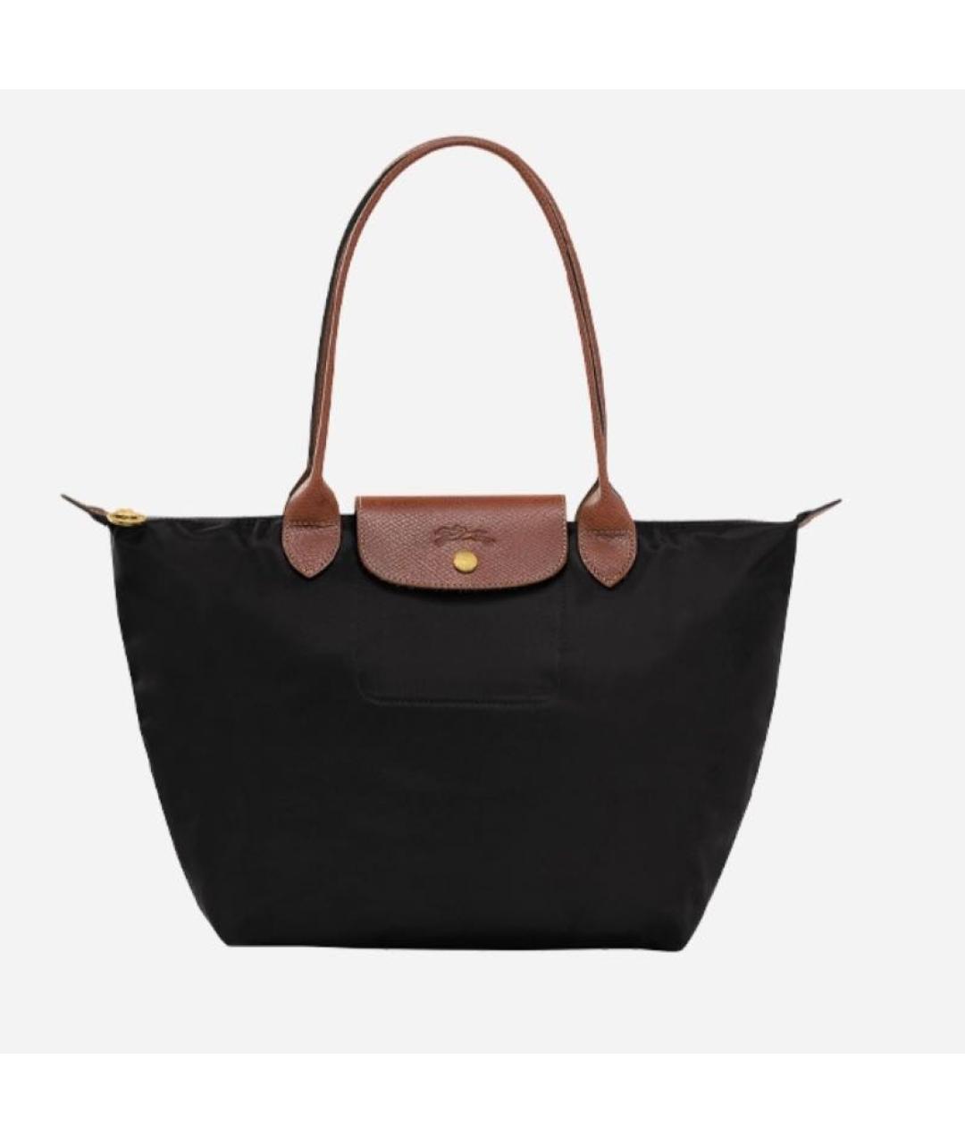 LONGCHAMP Черная сумка тоут, фото 9