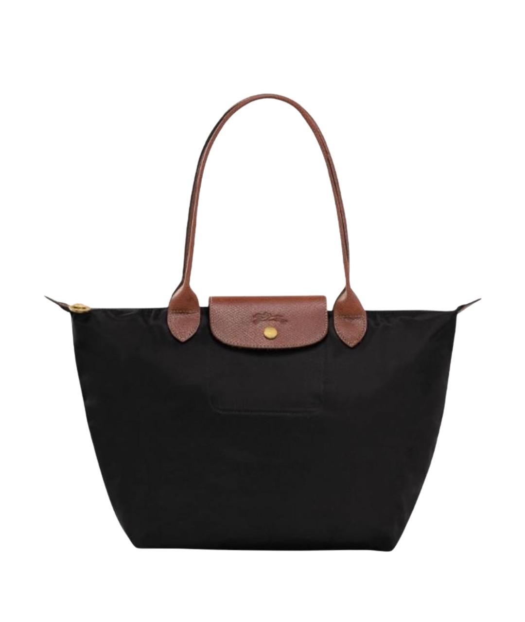 LONGCHAMP Черная сумка тоут, фото 1