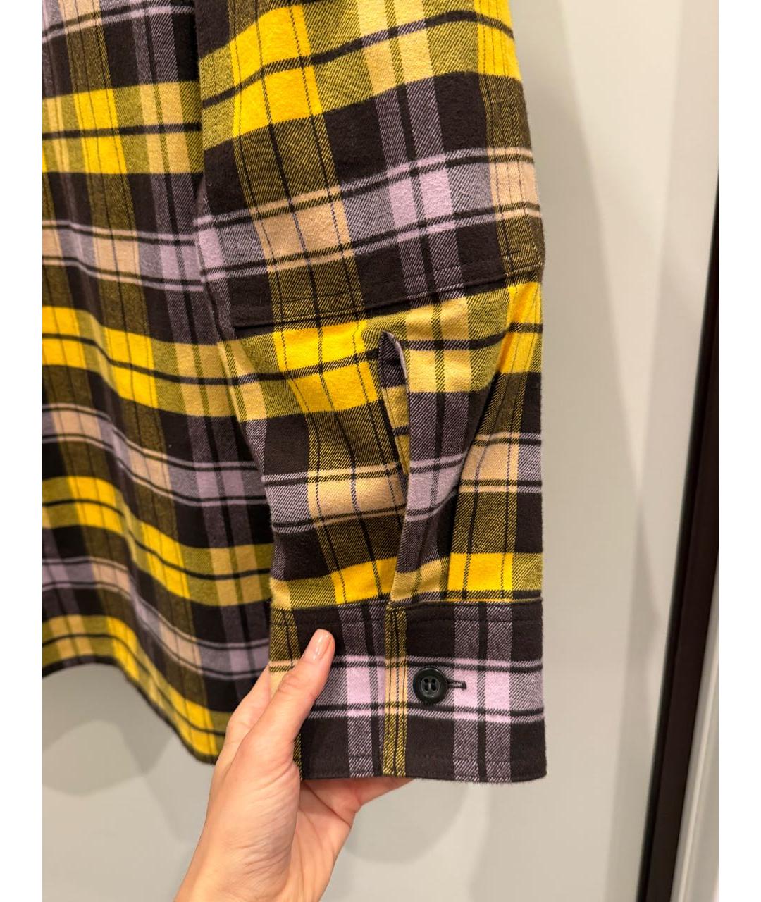 ACNE STUDIOS Мульти хлопковая кэжуал рубашка, фото 4