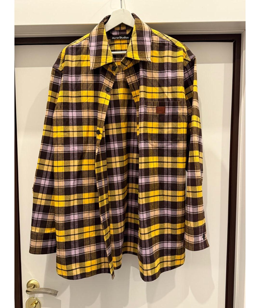 ACNE STUDIOS Мульти хлопковая кэжуал рубашка, фото 6