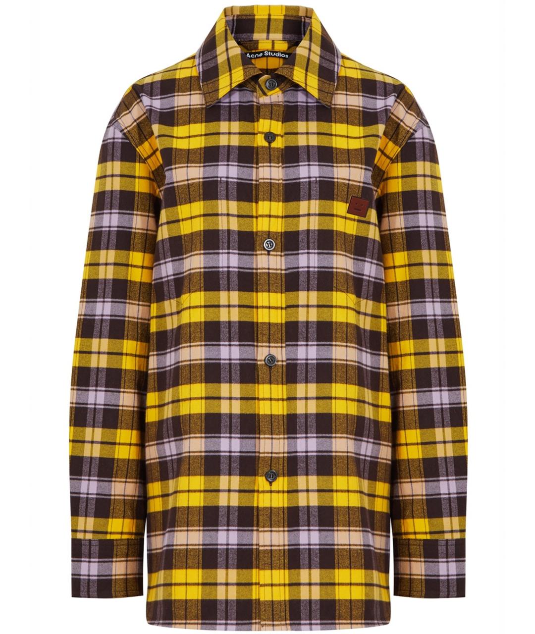 ACNE STUDIOS Мульти хлопковая кэжуал рубашка, фото 1