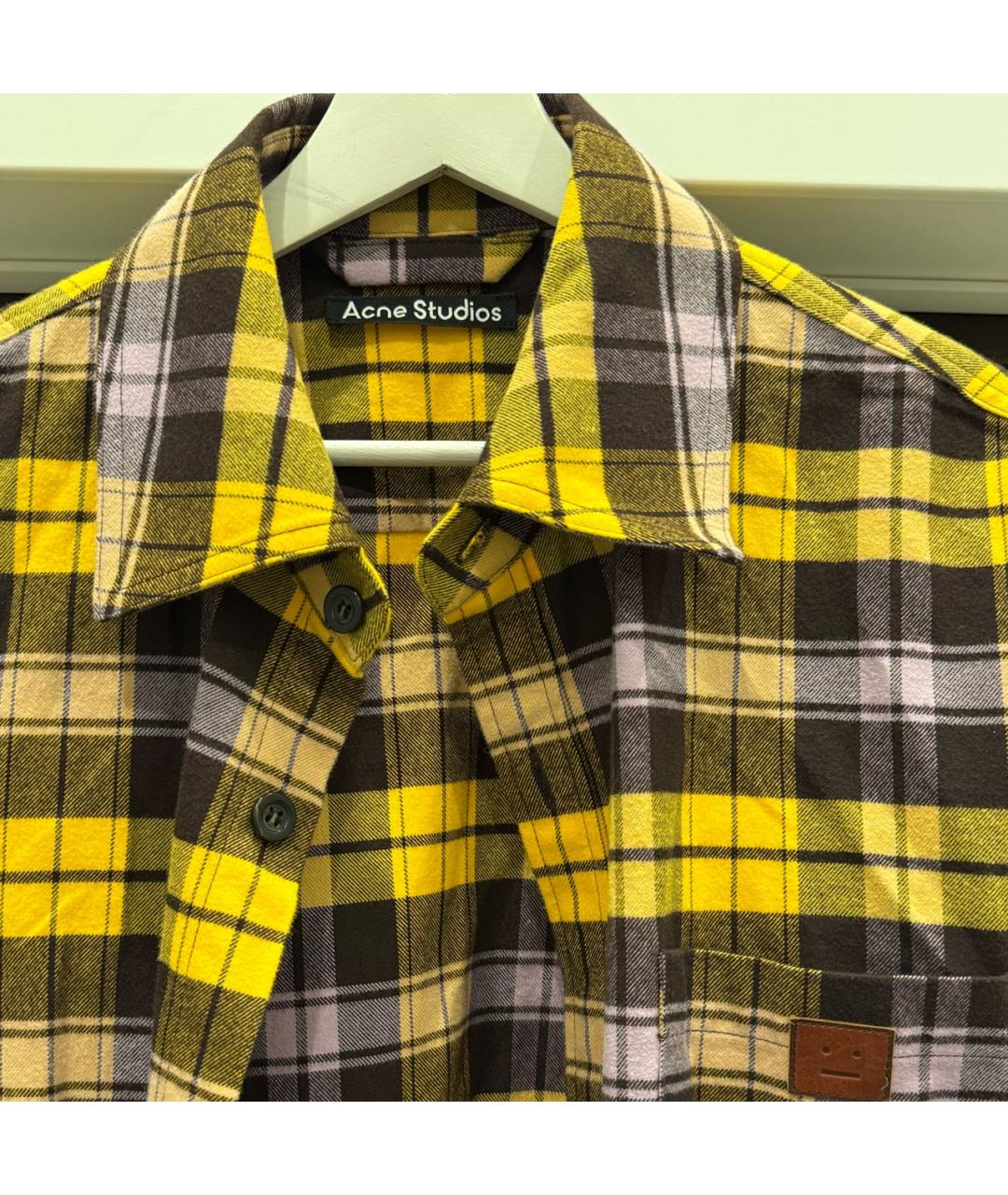 ACNE STUDIOS Мульти хлопковая кэжуал рубашка, фото 3
