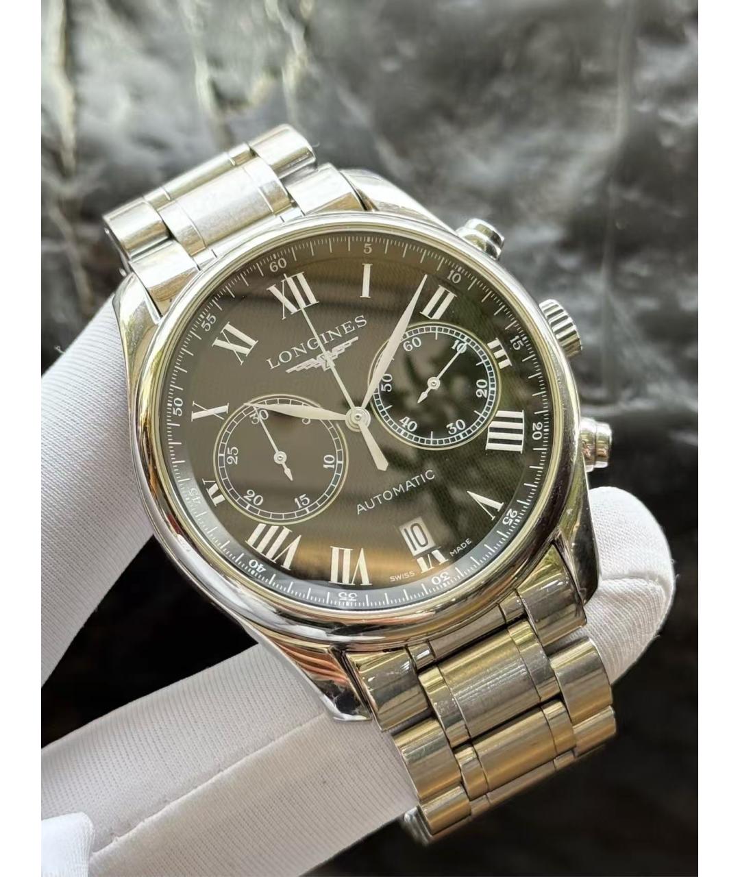 LONGINES Серебряные часы, фото 2