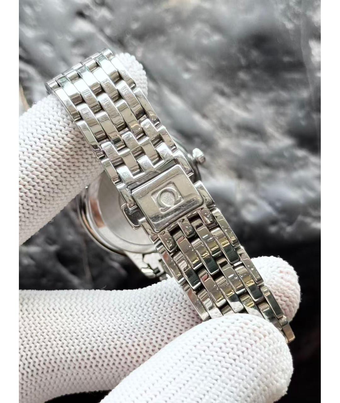 OMEGA Серебряные часы, фото 4