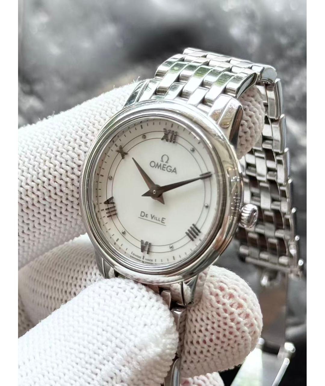 OMEGA Серебряные часы, фото 2