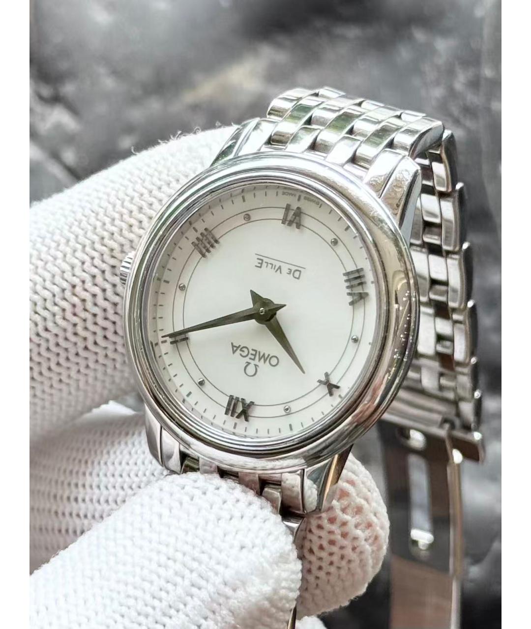 OMEGA Серебряные часы, фото 3