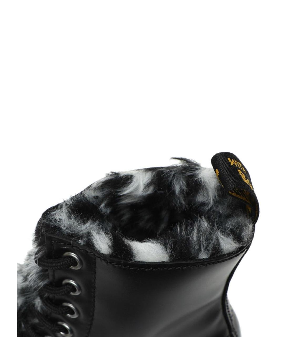 DR. MARTENS Черные кожаные ботинки, фото 2