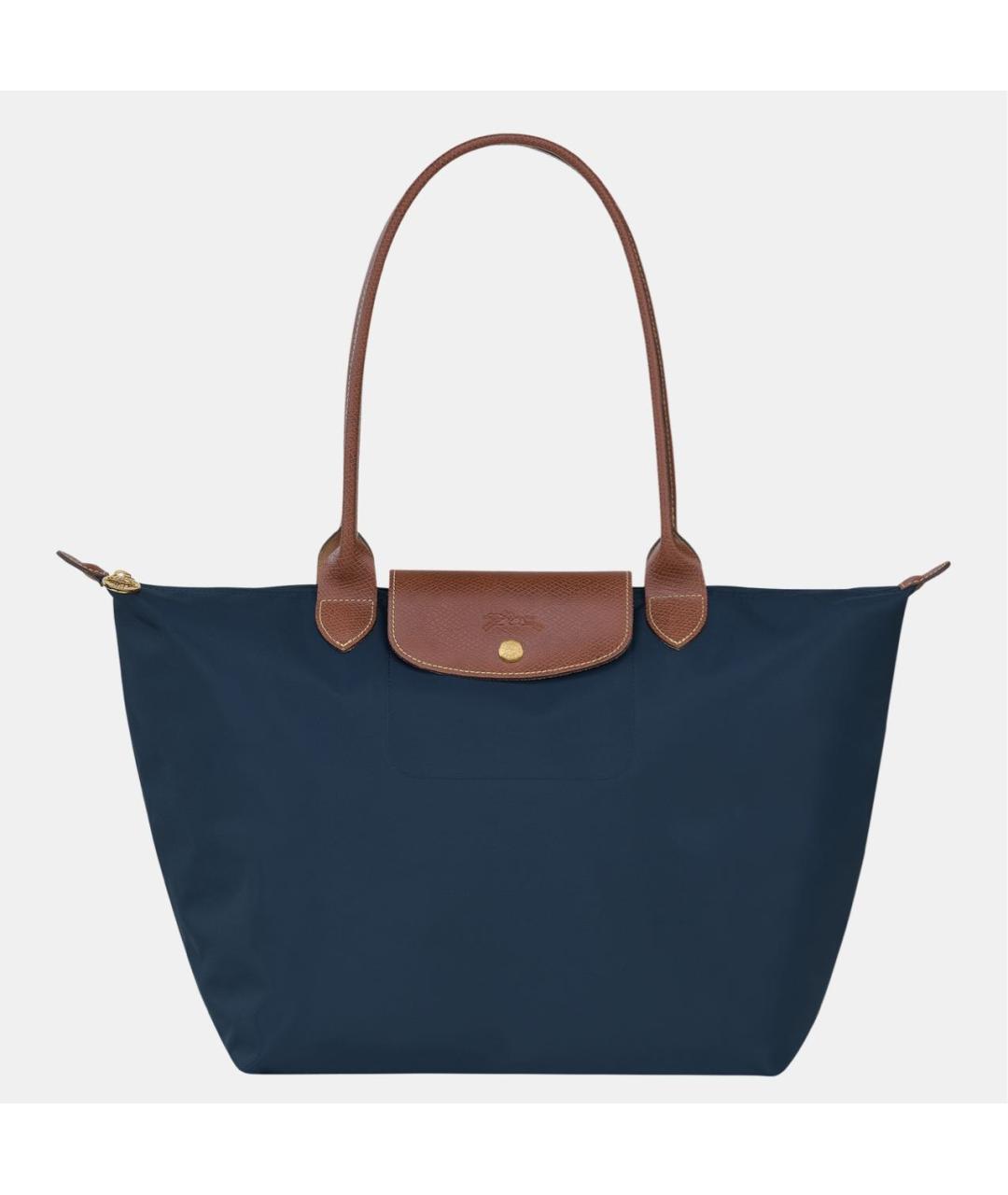 LONGCHAMP Темно-синяя сумка тоут, фото 8