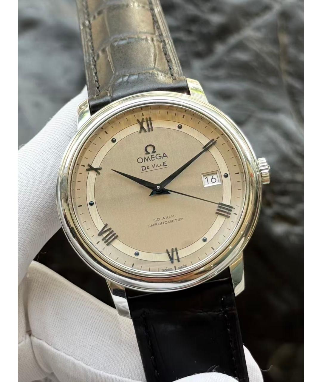 OMEGA Серебряные часы, фото 3