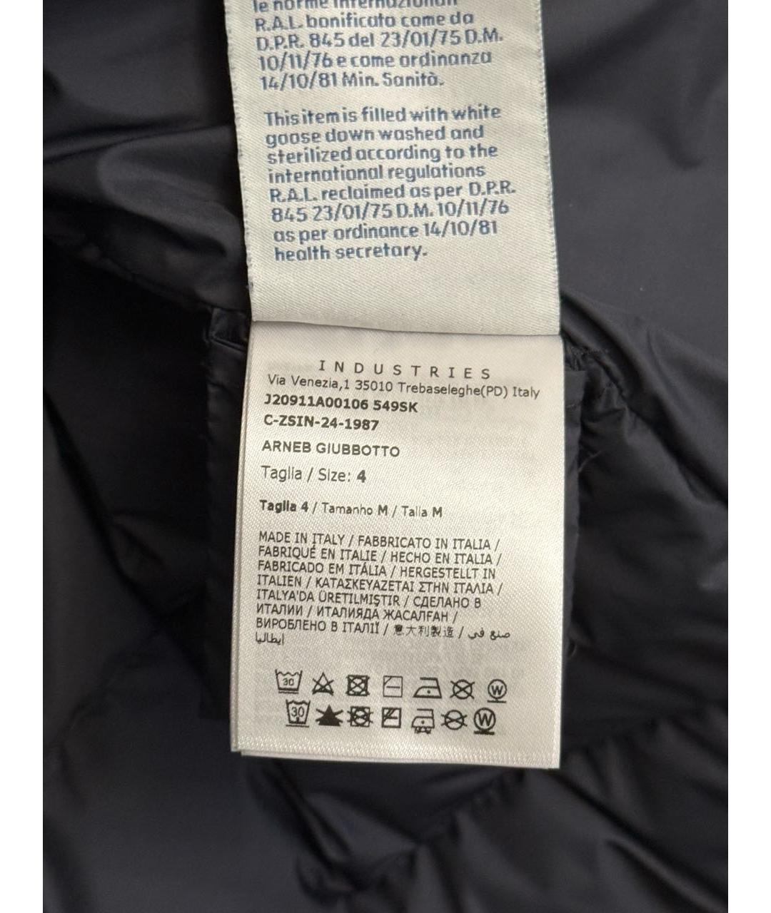 MONCLER Черный пуховик, фото 6