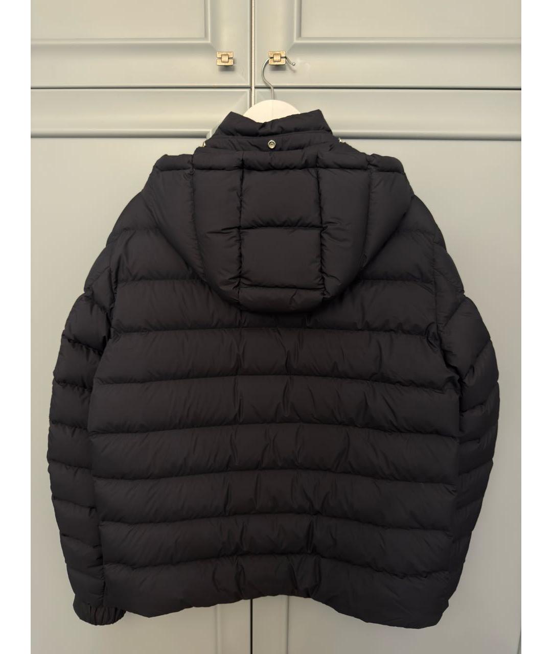 MONCLER Черный пуховик, фото 2