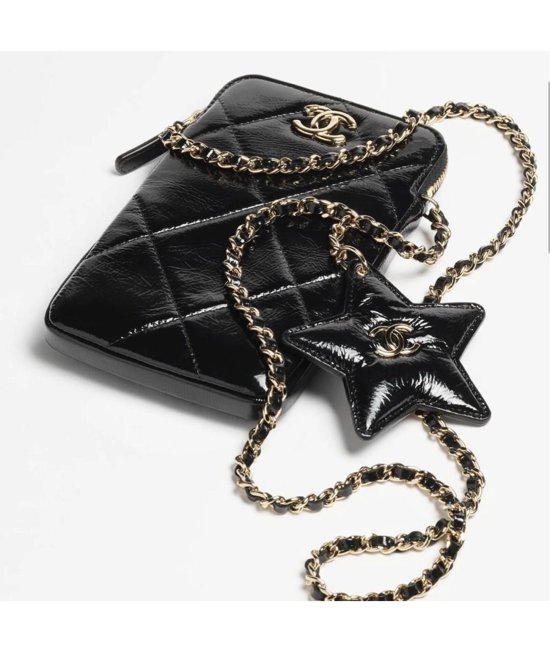 CHANEL Черная тканевая сумка через плечо, фото 2