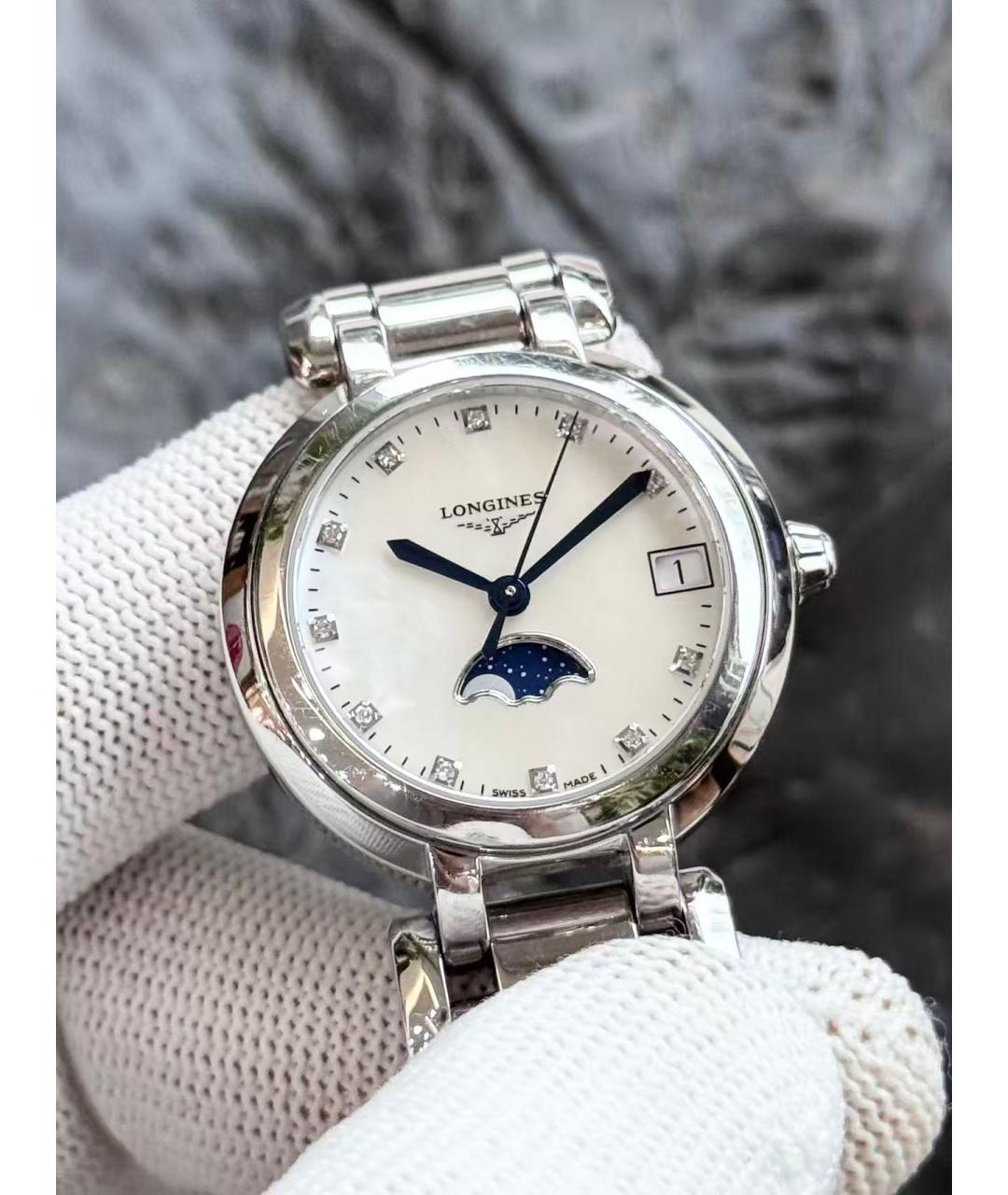 LONGINES Серебряные часы, фото 2