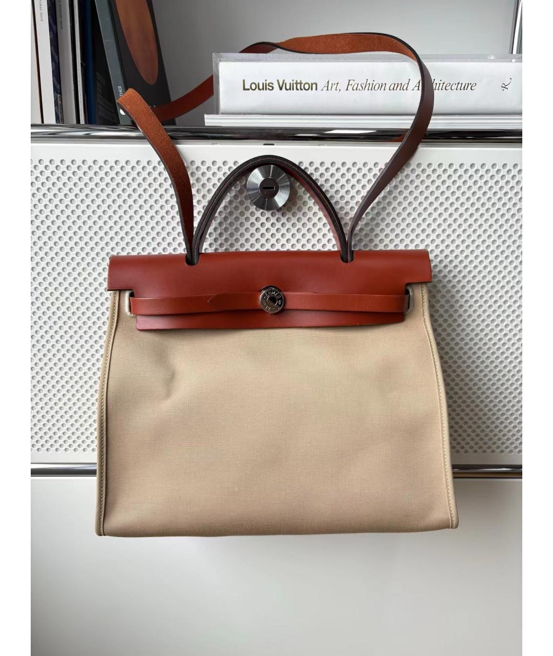 HERMES Красная сумка с короткими ручками, фото 5