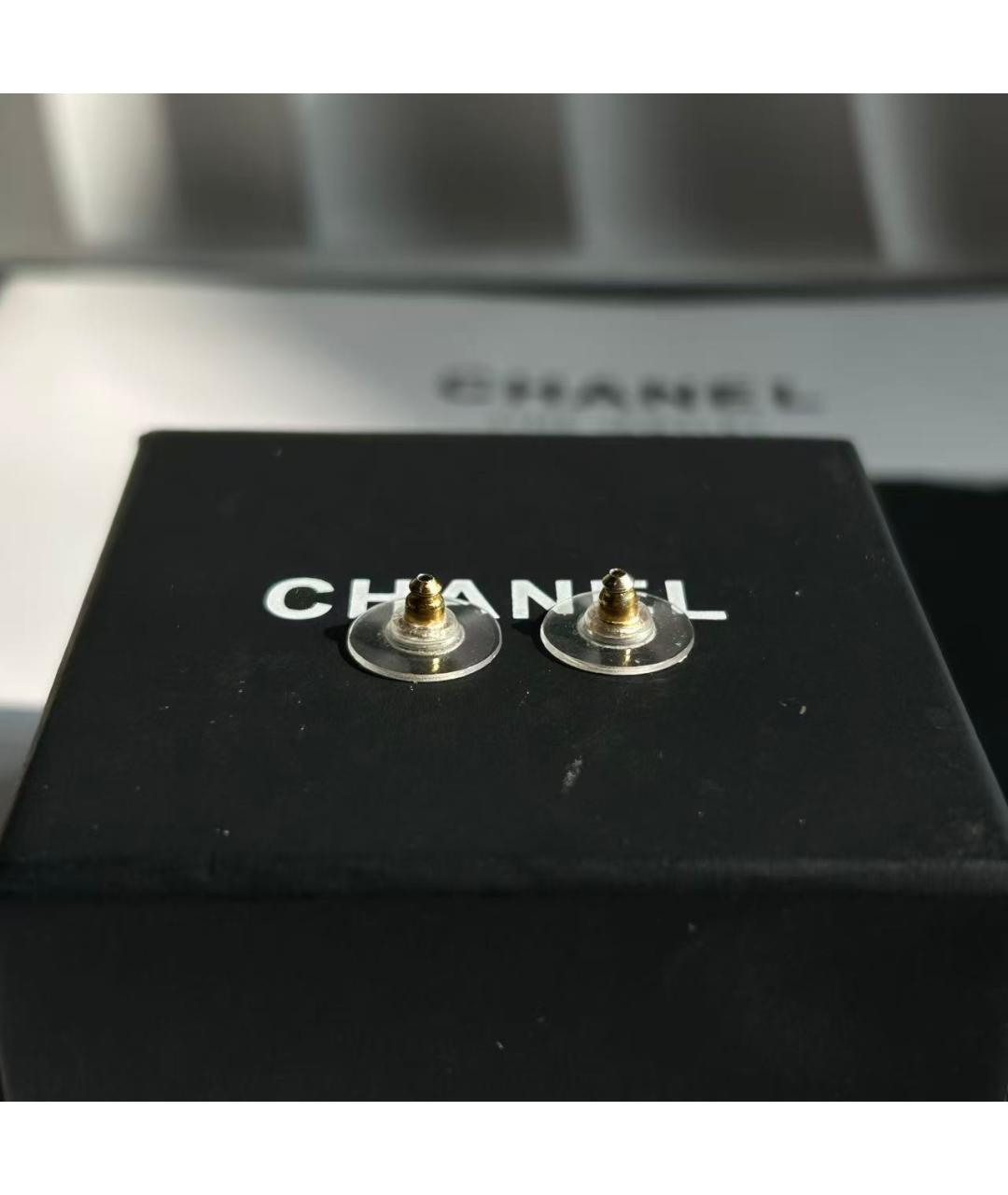 CHANEL Золотые серьги, фото 5