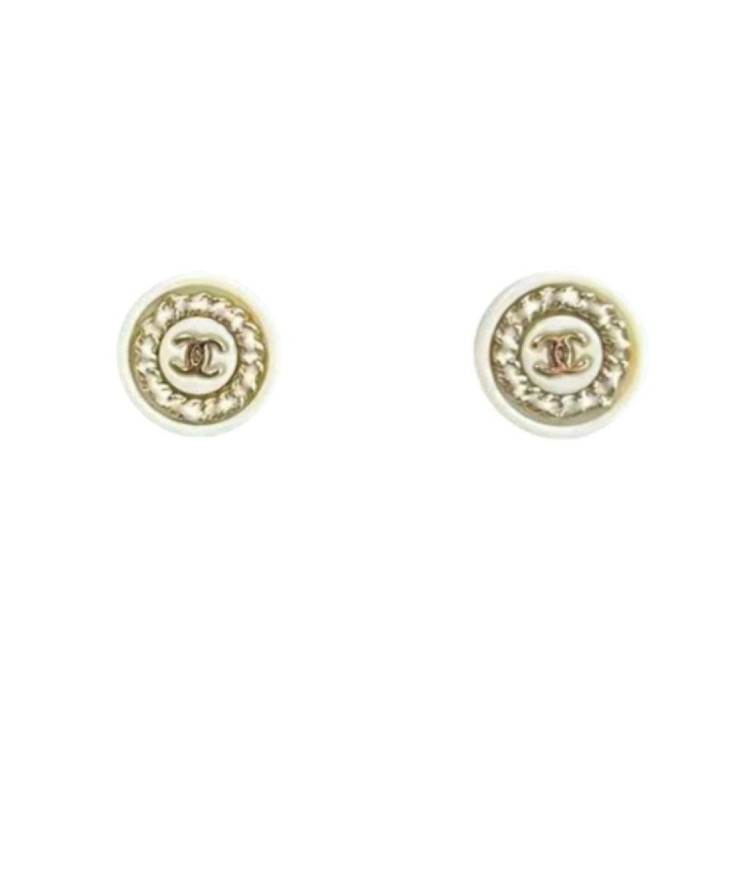CHANEL Золотые серьги, фото 1
