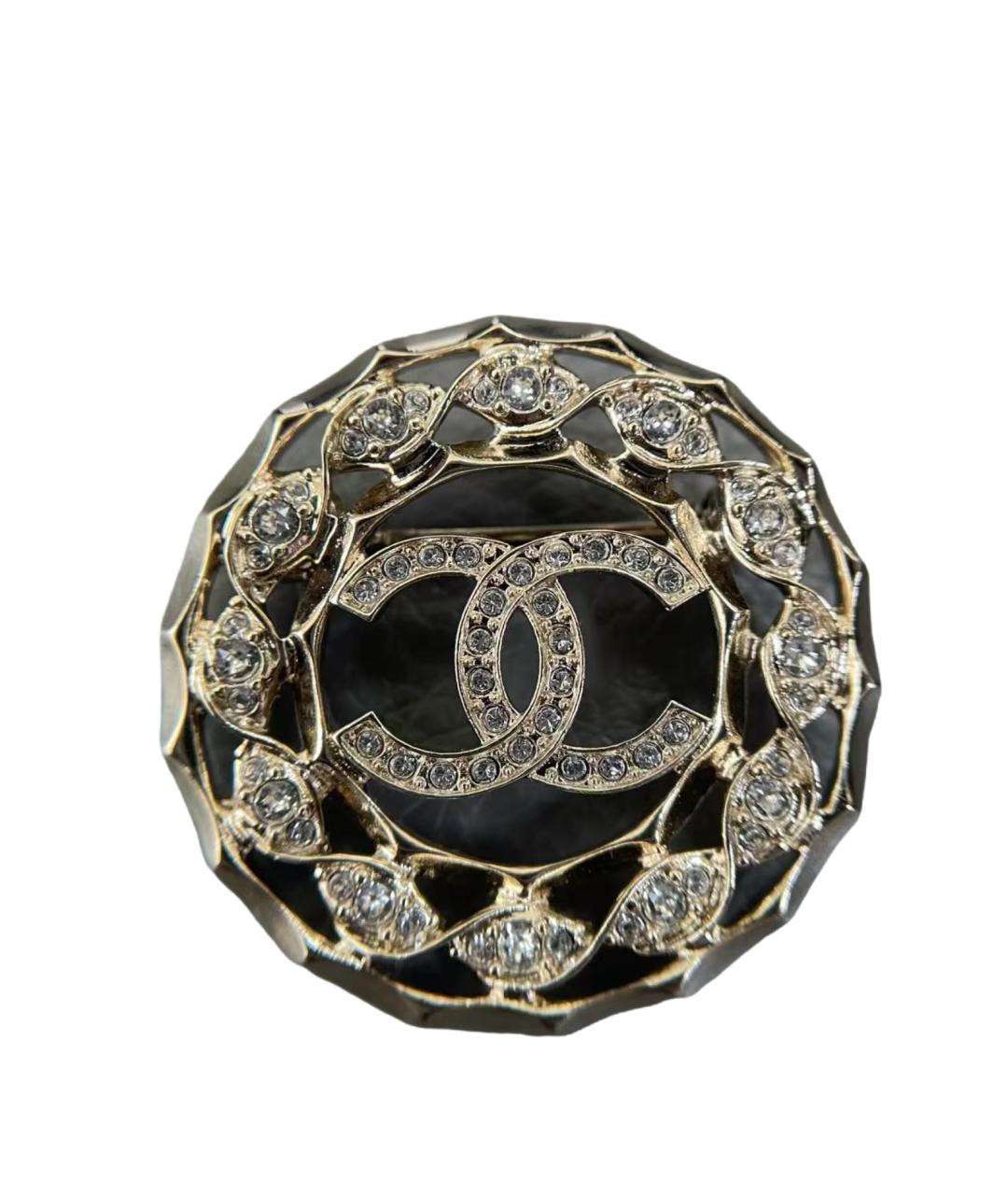 CHANEL Золотая брошь, фото 1