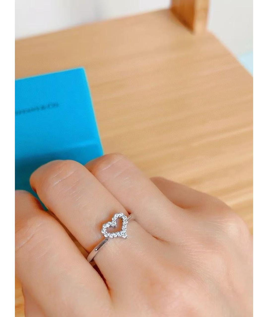 TIFFANY&CO Серебряное кольцо из белого золота, фото 5