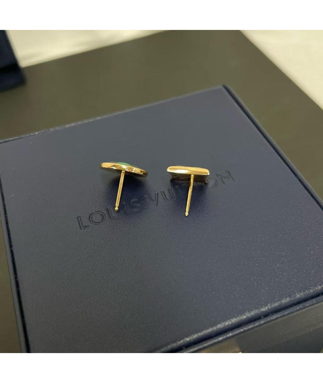 LOUIS VUITTON Золотые серьги из розового золота, фото 4
