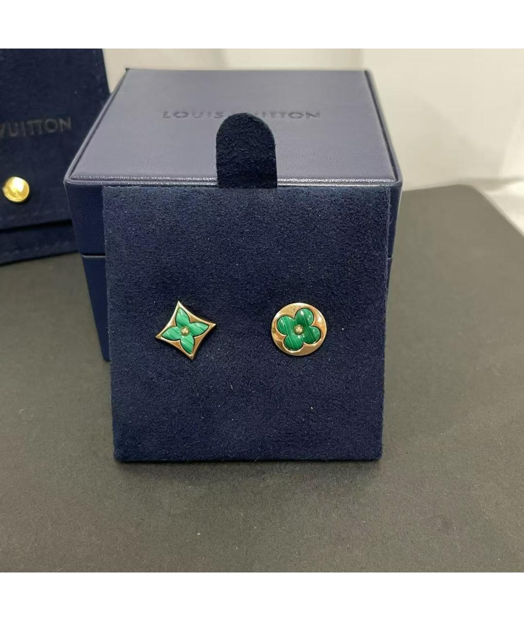LOUIS VUITTON Золотые серьги из розового золота, фото 2