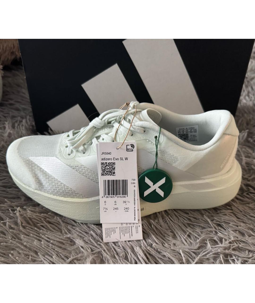 ADIDAS Бирюзовые неопреновые кроссовки, фото 6