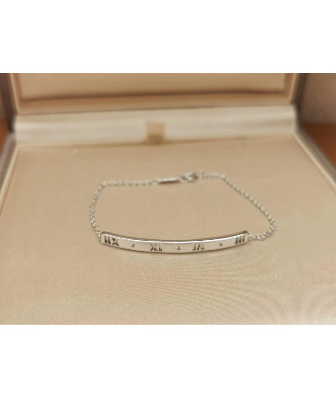 TIFFANY&CO Серебрянный браслет из белого золота, фото 6