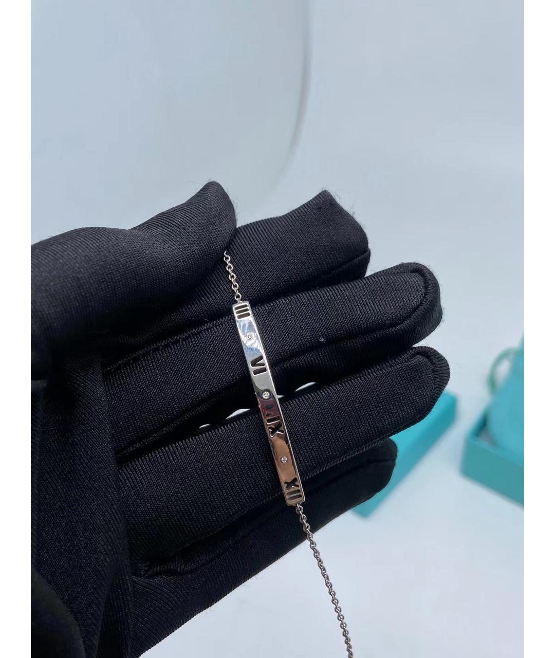 TIFFANY&CO Серебрянный браслет из белого золота, фото 2