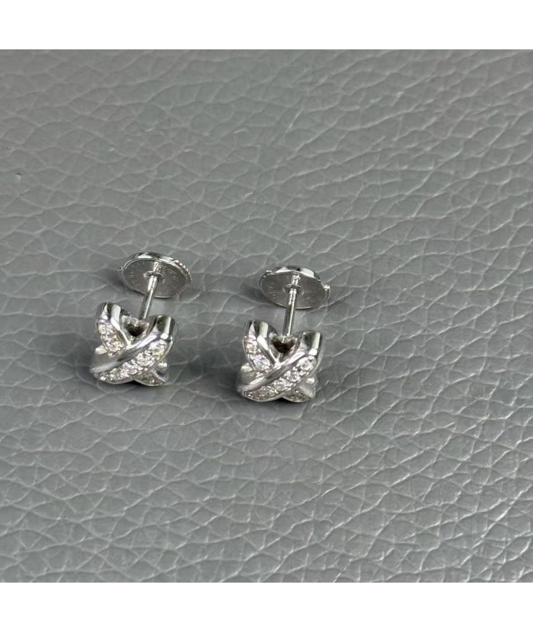 CHAUMET Серебряные серьги из белого золота, фото 5