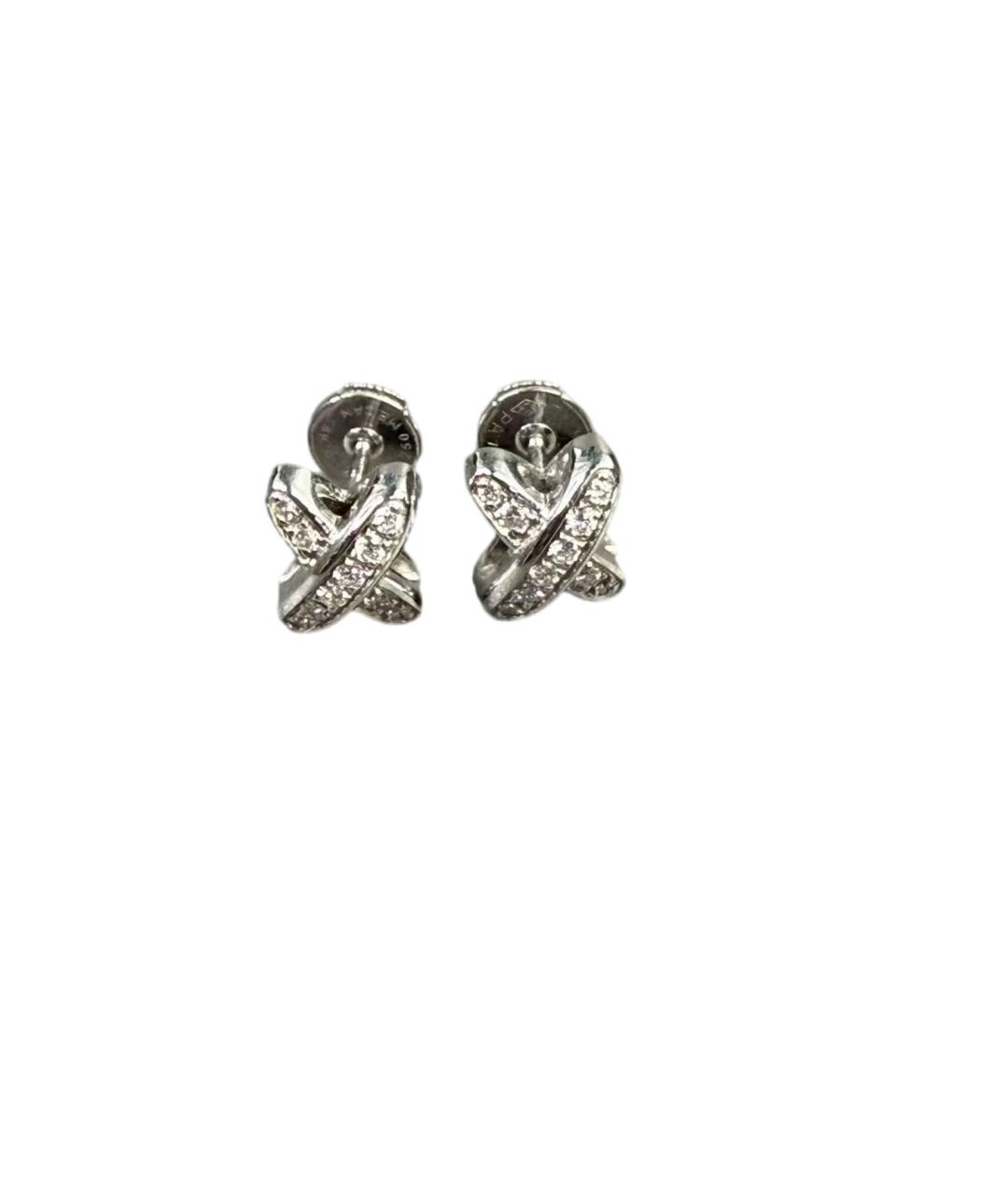 CHAUMET Серебряные серьги из белого золота, фото 8
