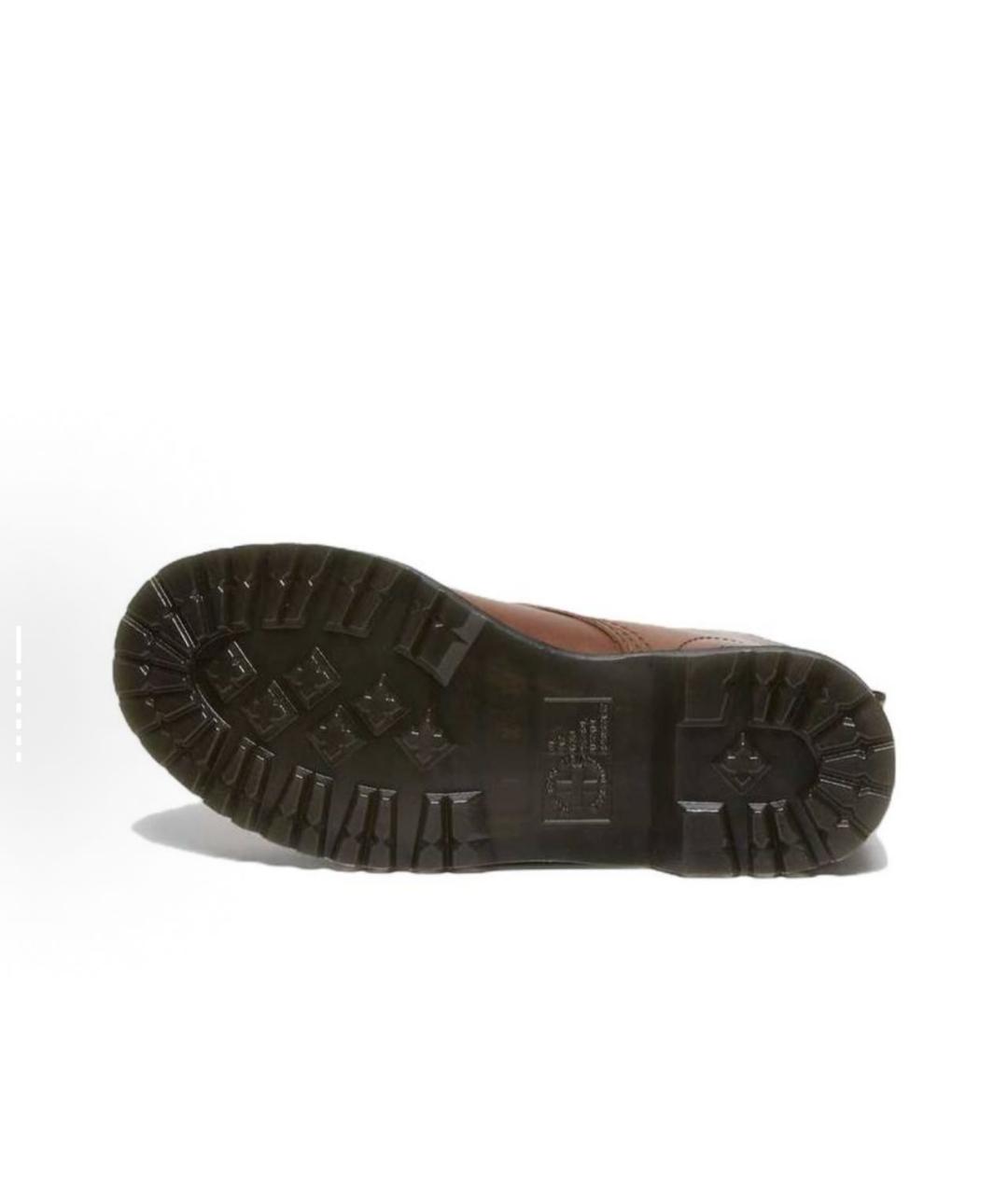 DR. MARTENS Коричневые кожаные ботинки, фото 6