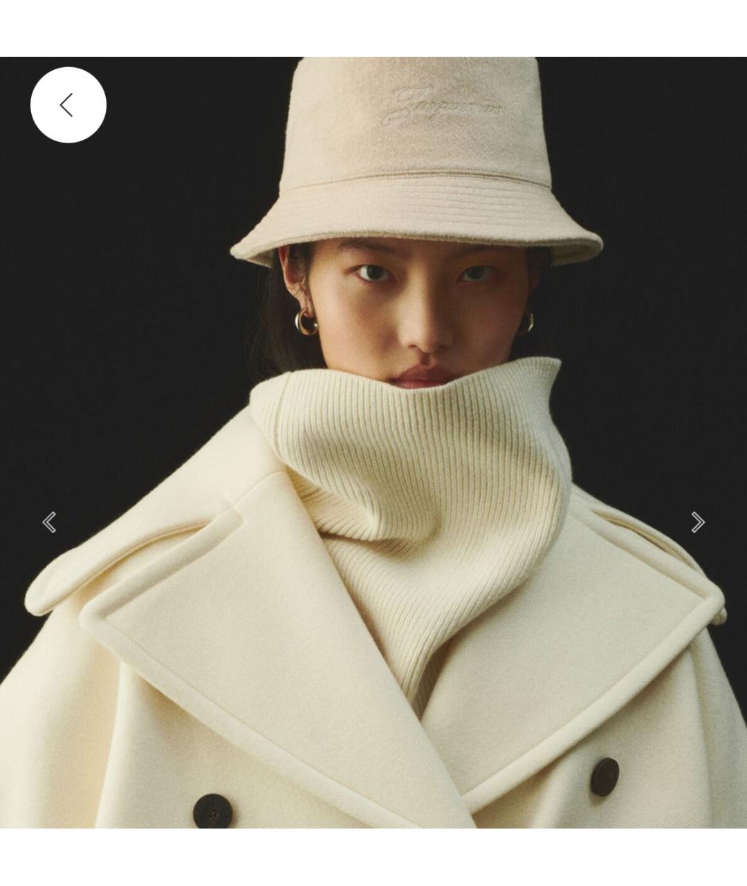 JACQUEMUS Бежевая шерстяная панама, фото 3