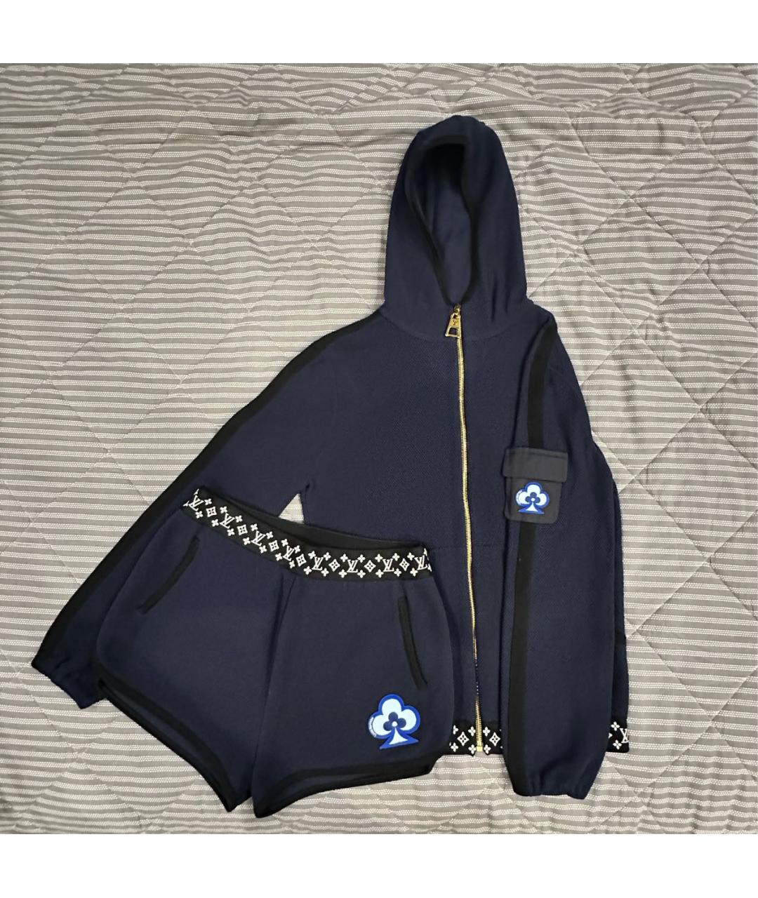 LOUIS VUITTON Синий костюм с брюками, фото 3