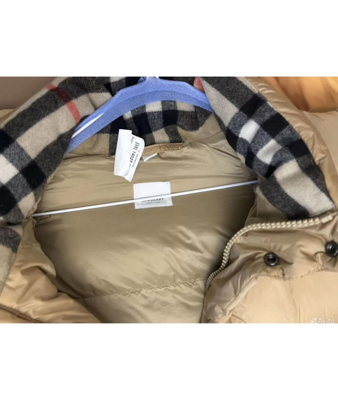 BURBERRY Бежевая куртка, фото 3