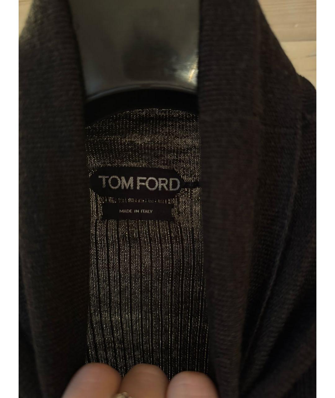 TOM FORD Коричневый кашемировый джемпер / свитер, фото 3