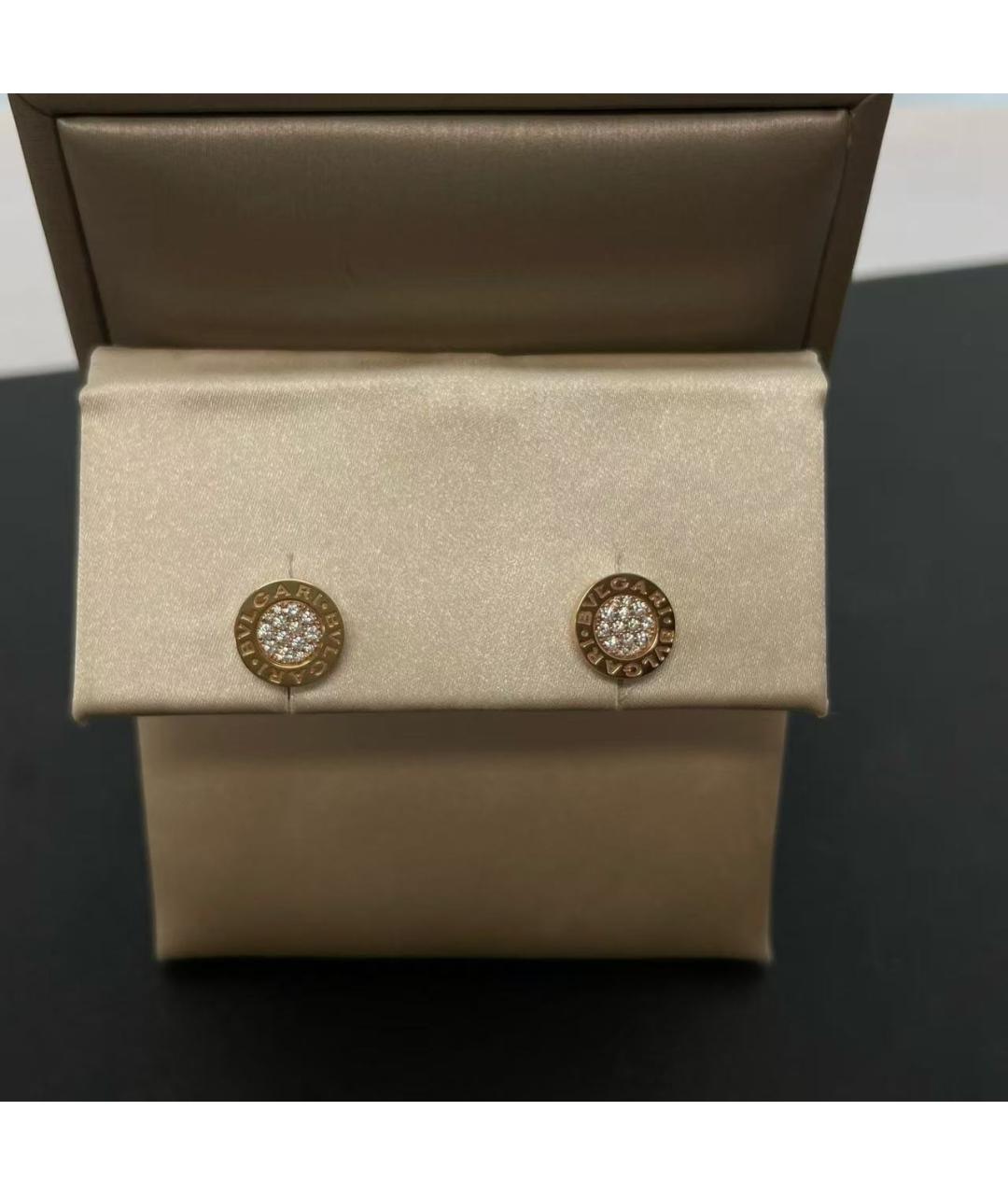 BVLGARI Золотые серьги из розового золота, фото 2