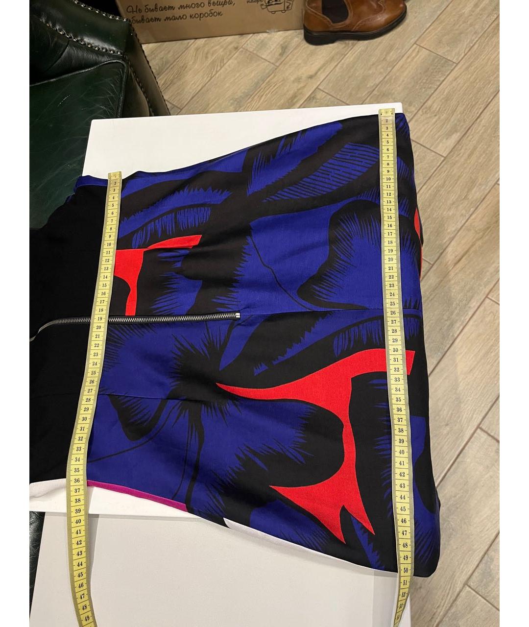 DIANE VON FURSTENBERG Мульти хлопковое повседневное платье, фото 2