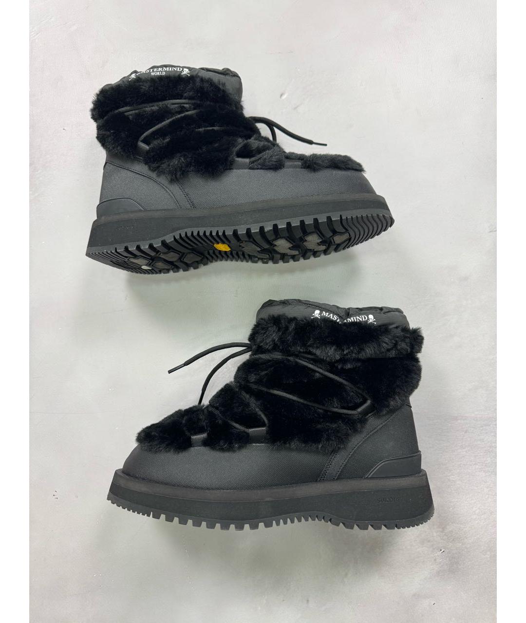 MASTERMIND WORLD Черные высокие ботинки, фото 5